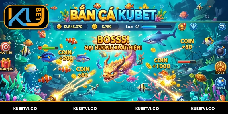 Bắn Cá Kubet - Lối Chơi Kịch Tính, Cơ Hội Thưởng Lớn 2 Bắn cá Kubet là dùng súng để bắn sinh vật biển để nhận thưởng