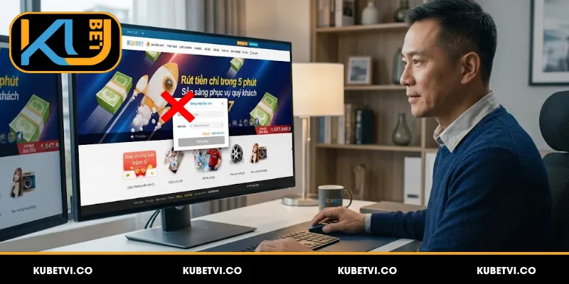 Xử lý lỗi phổ biến khi đăng nhập tài khoản Kubet